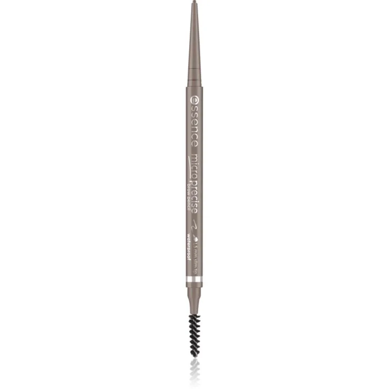essence Micro Precise αδιάβροχο μολύβι για τα φρύδια με βούρτσα απόχρωση 01 Cool Blonde 0.05 γρ