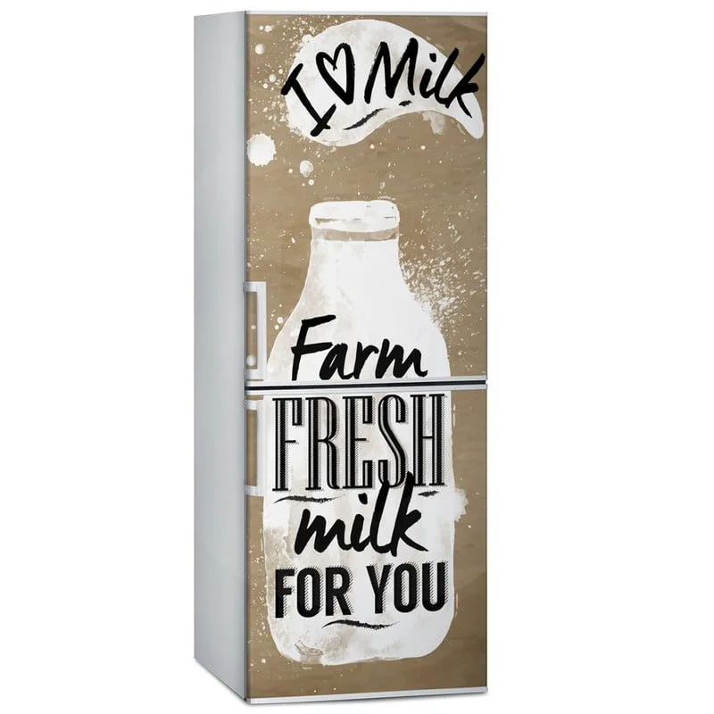 Αυτοκόλλητο ψυγείου MILK