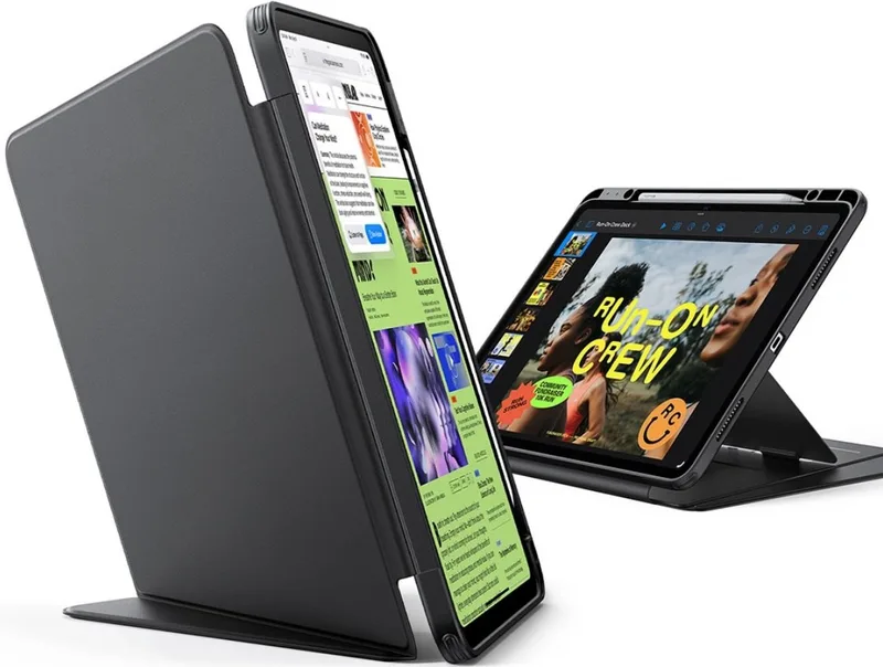 Θήκη iPad Air 13" 2026 / 2024 ESR Flip Hybrid Case με Υποδοχή για Apple Pencil - Black (4894240267219)