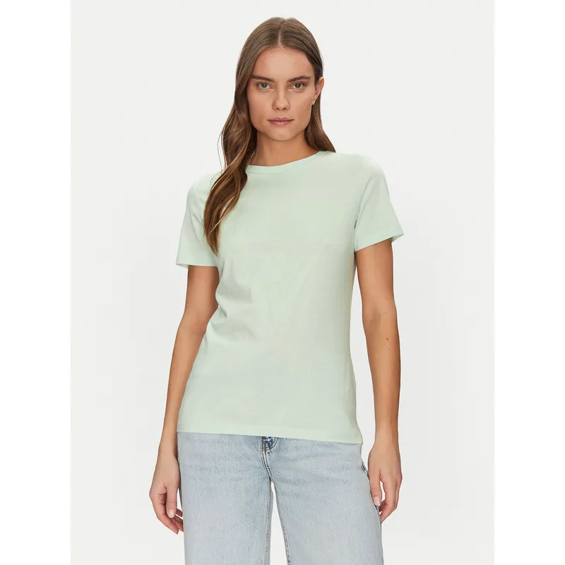 Guess T-Shirt V2YI07 K8HM0 Πράσινο Regular Fit