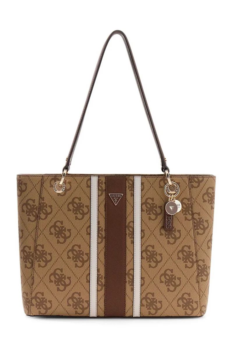 Guess γυναικεία τσάντα tote "Noelle II" - HWSS9672250 Καφέ Latte