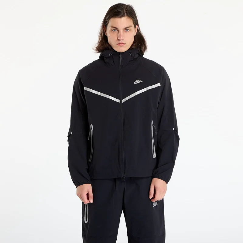 Μπουφάν Nike Tech Men's Full-Zip Woven Windrunner Jacket Black XL