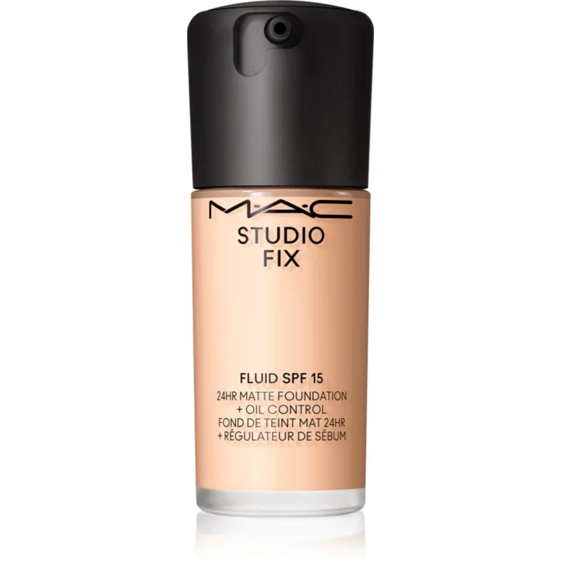 MAC Cosmetics Studio Fix Fluid SPF 15 24HR Matte Foundation + Oil Control ματ μεικ απ SPF 15 απόχρωση N11 30 ml