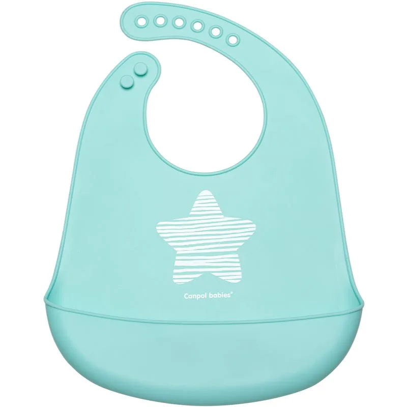 Canpol babies Pastels σαλιάρα 4m+ Blue 1 τμχ