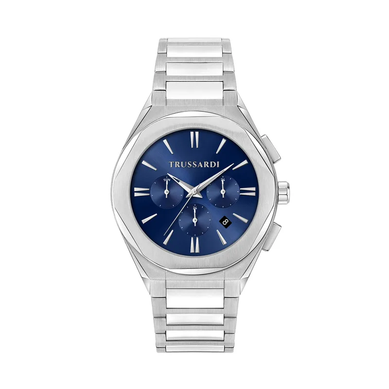 Ρολόι Trussardi R2453156004 Σκούρο μπλε