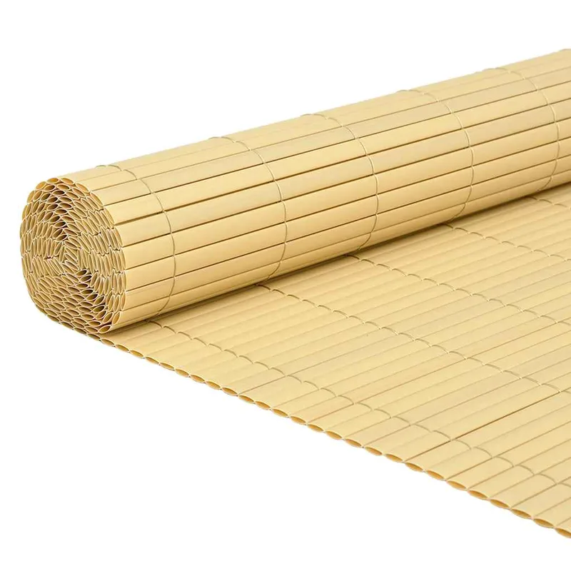 vidaXL Φράχτης Κήπου Διπλής Όψης Κίτρινος 1,8x3 μ. PVC