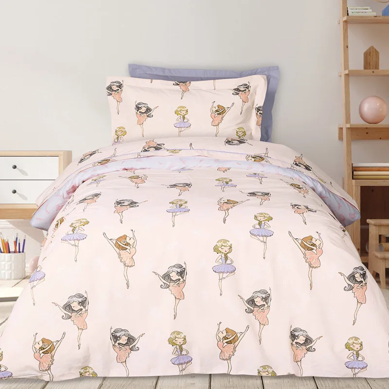 Παπλωματοθήκη Μονή Σετ 160x240 Das Home Ballerina 4913 Ροζ 160x240