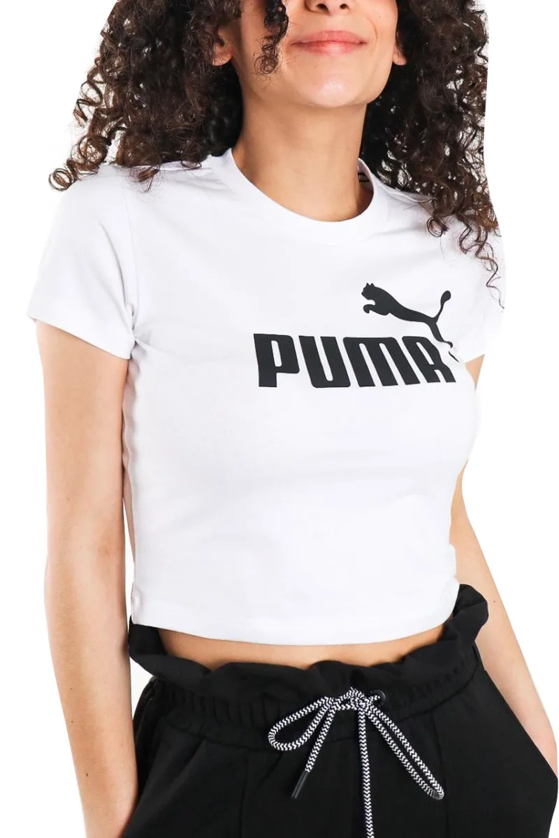 Μπλούζα Κοντομάνικη Puma Ess Slim Logo 586865-02 Γυναικείο