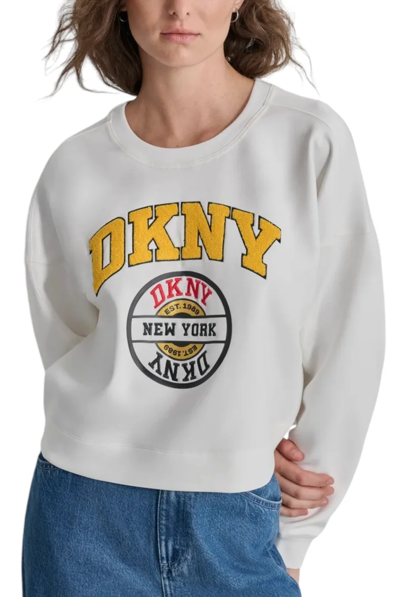 Μπλούζα Μακρυμάνικη DKNY Varsity Logo P4HHCXTF-JPO Γυναικείο