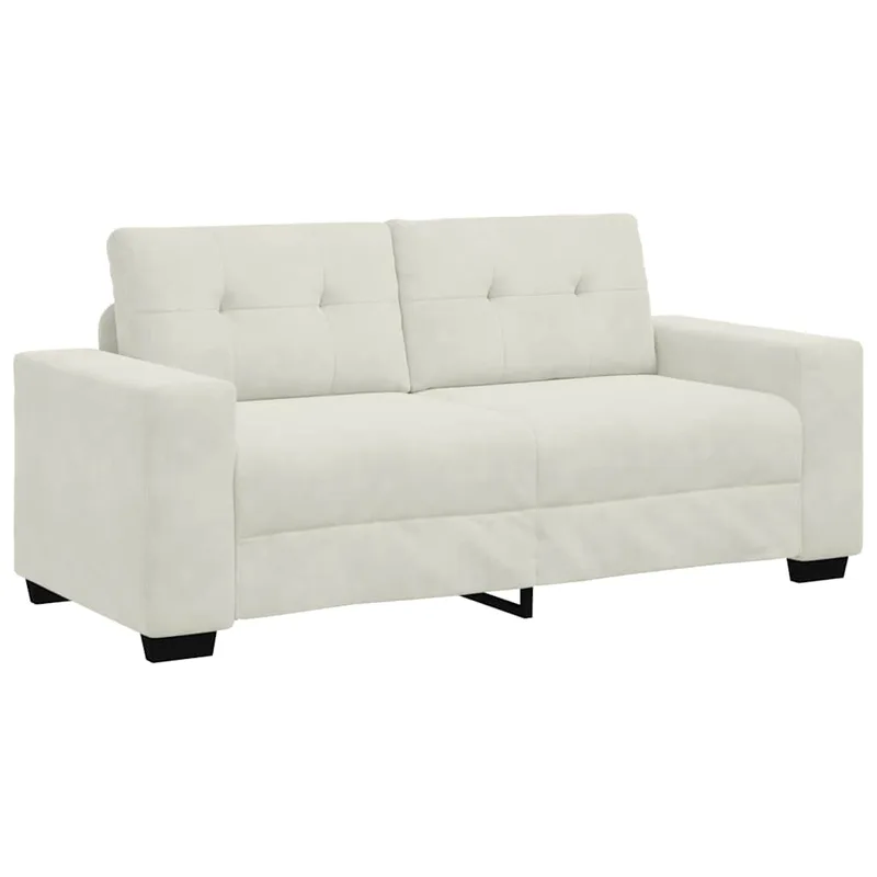 vidaXL Διθέσιος Καναπές-Διάδρομος Κρεμ 180x77x82 εκ. Βελούδο