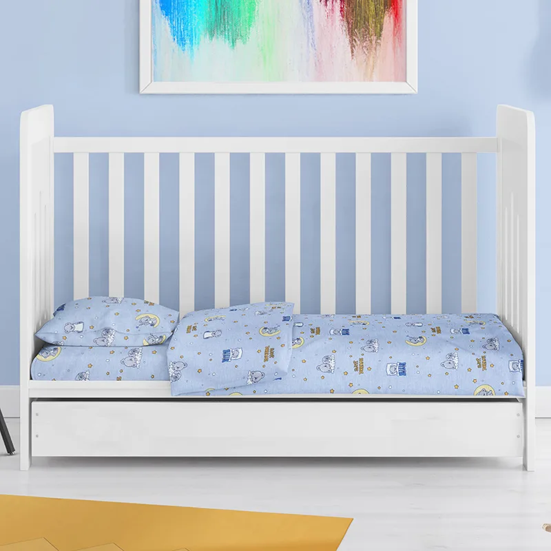 Σεντόνι Μεμονωμένο Κούνιας 70X140+15 Dimcol Sweet Dreams 551 Με Λάστιχο (70x140+15)