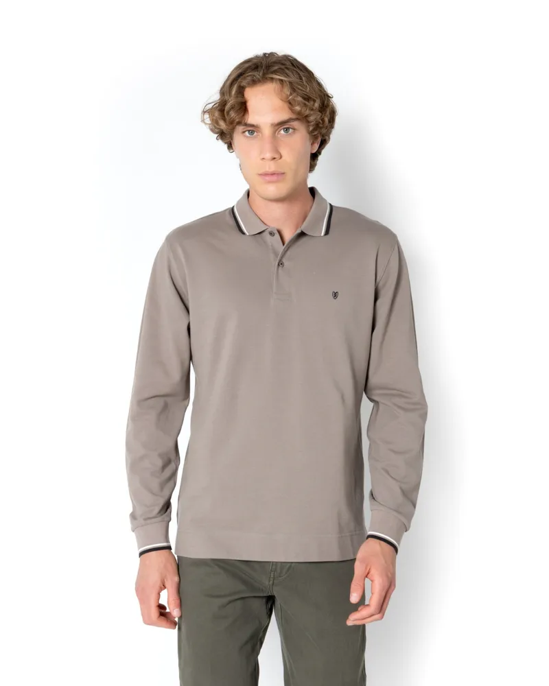 The Bostonians Ανδρική Μπλούζα Twin Tipped Polo 3PL1151-B630EL Μπεζ