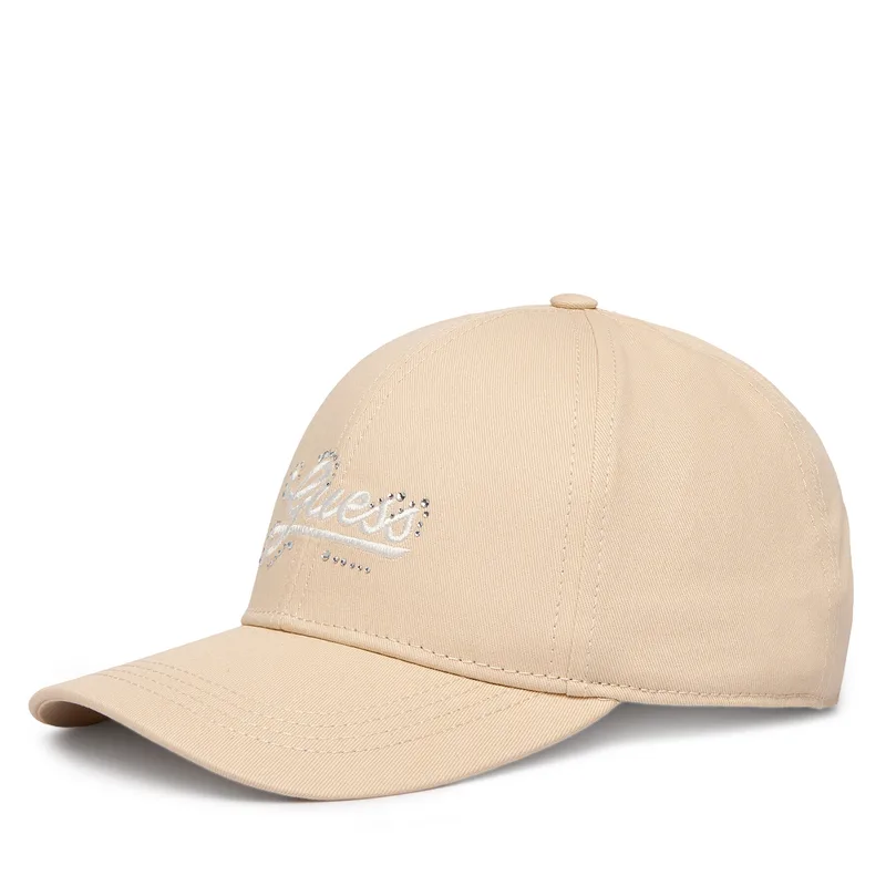 Καπέλο Jockey Guess AW5472 COT01 Μπεζ