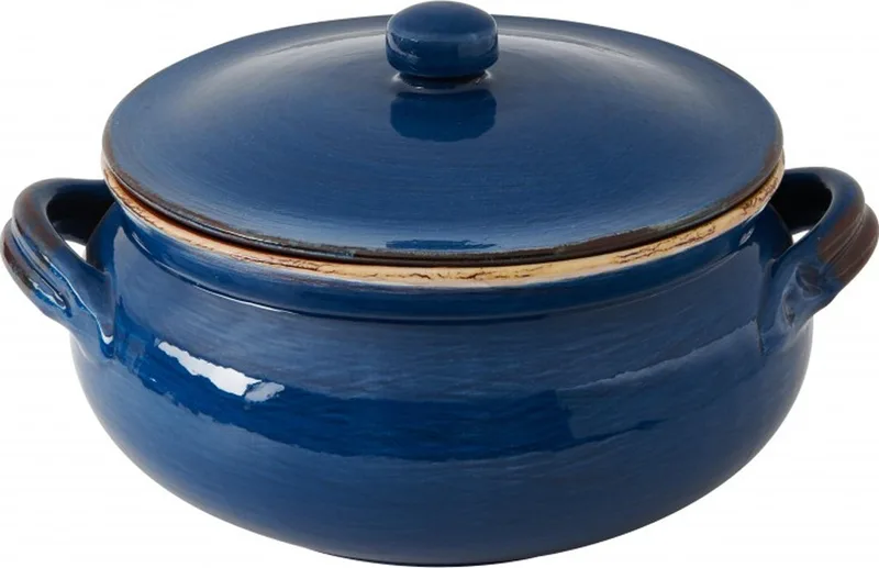 Brandani Γάστρα Πυρίμαχη Στρογγυλή 24cm Blue Le Primizie