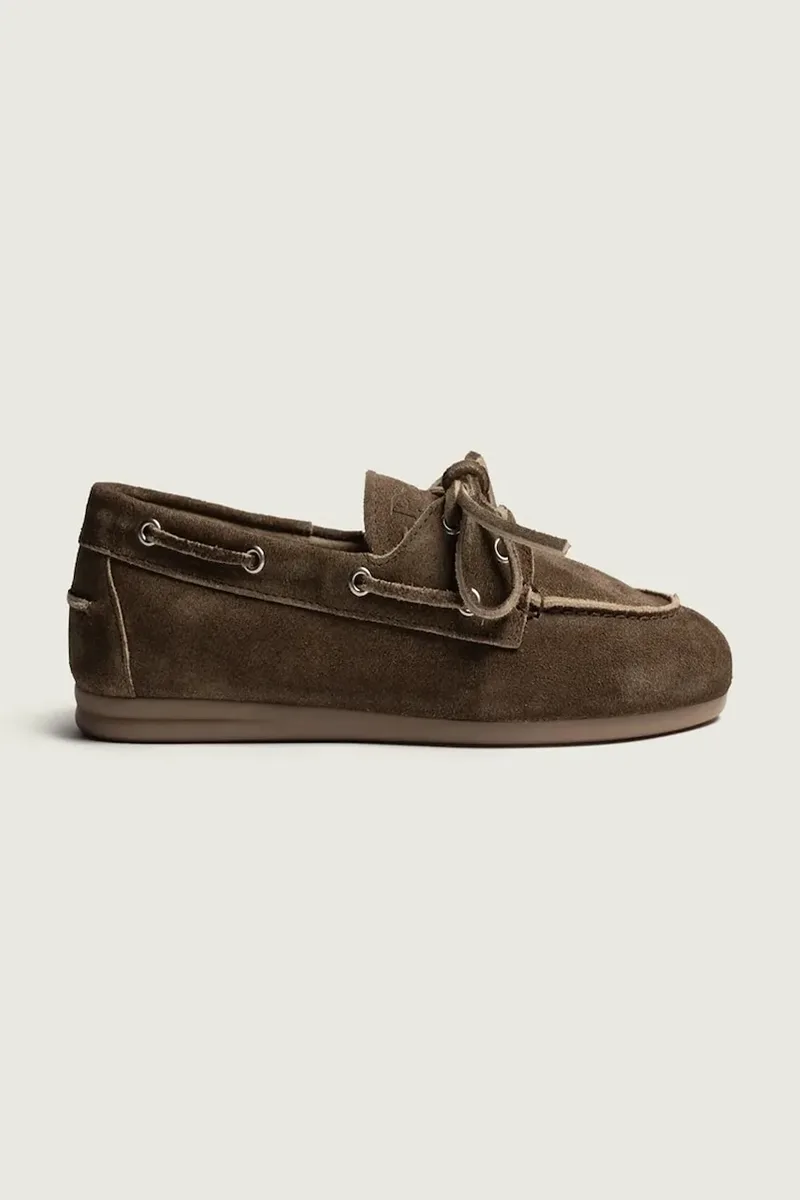 Posa loafers γυναικεία σουέτ Boat Loafer
