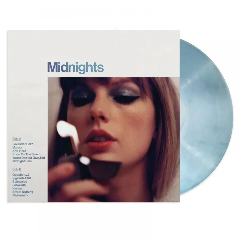 TAYLOR SWIFT/ MIDNIGHTS - LP 180gr MOONSTONE BLUE MARBLED EDITION