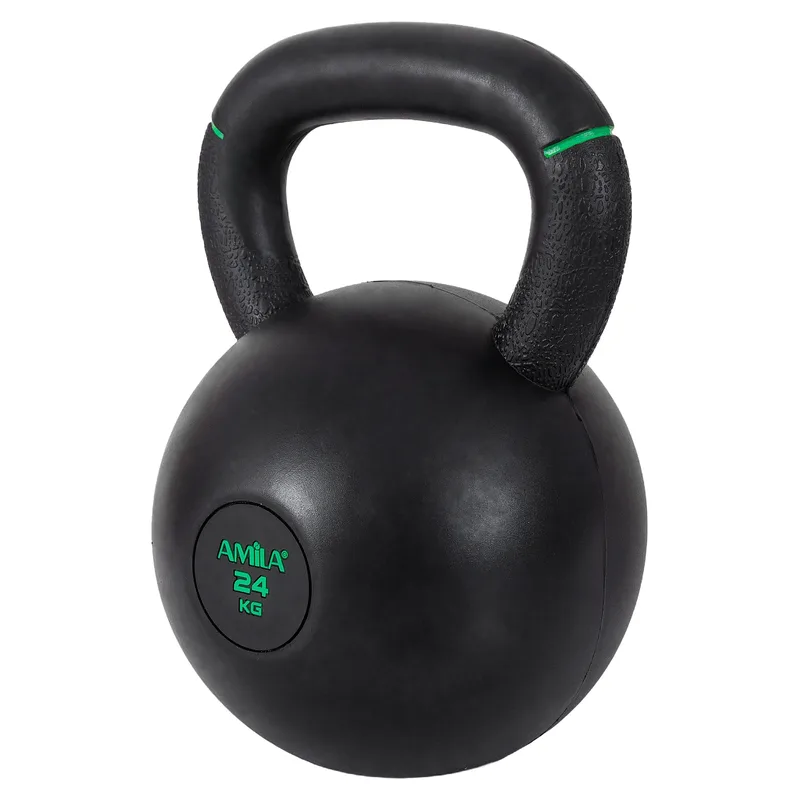Kettlebell Original Rubber 24kg Μαύρο/Πράσινο