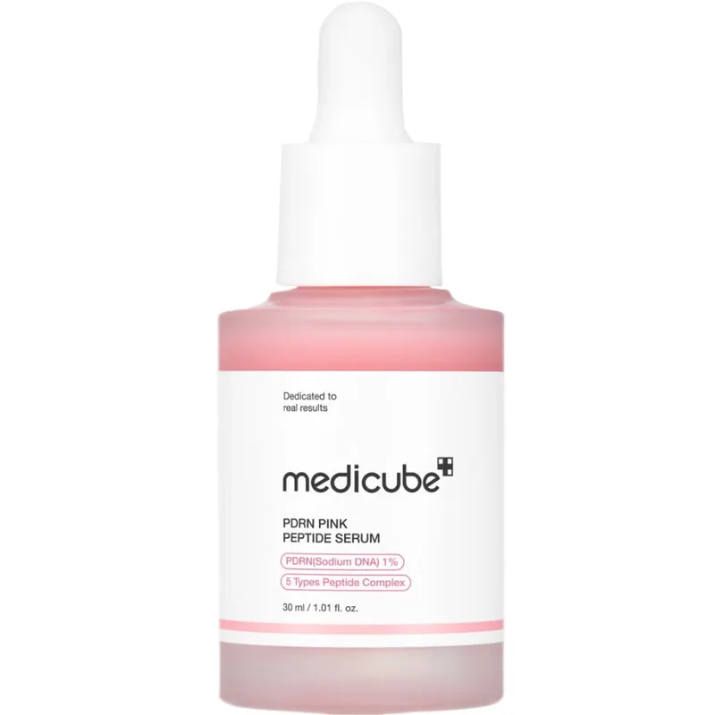 Medicube PDRN Ροζ Peptide Serum Αντιγηραντικός Ορός Προσώπου με Πεπτίδια & DNA Σολωμού 30ml