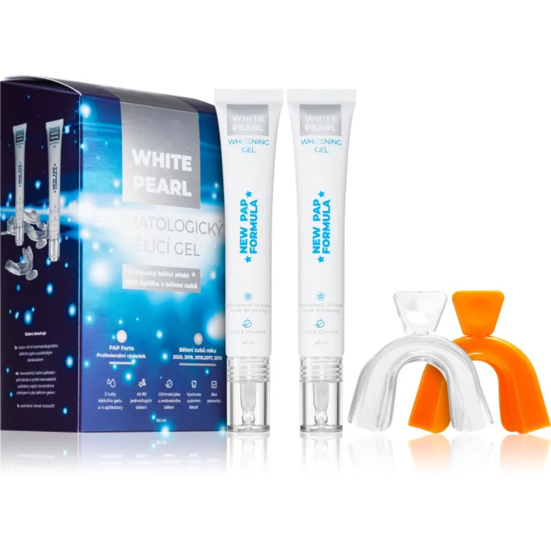 White Pearl System PAP Whitening οδοντικό λευκαντικό τζελ 2x40 ml