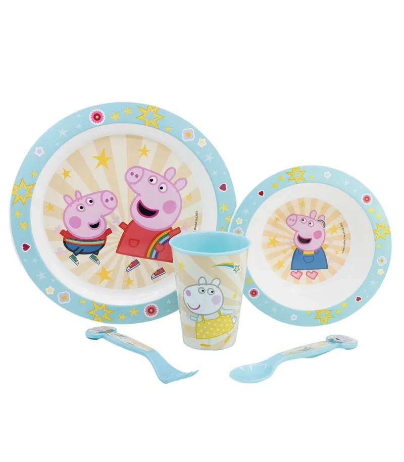 Παιδικό Σετ Φαγητού 5 Τεμαχίων Peppa Pig