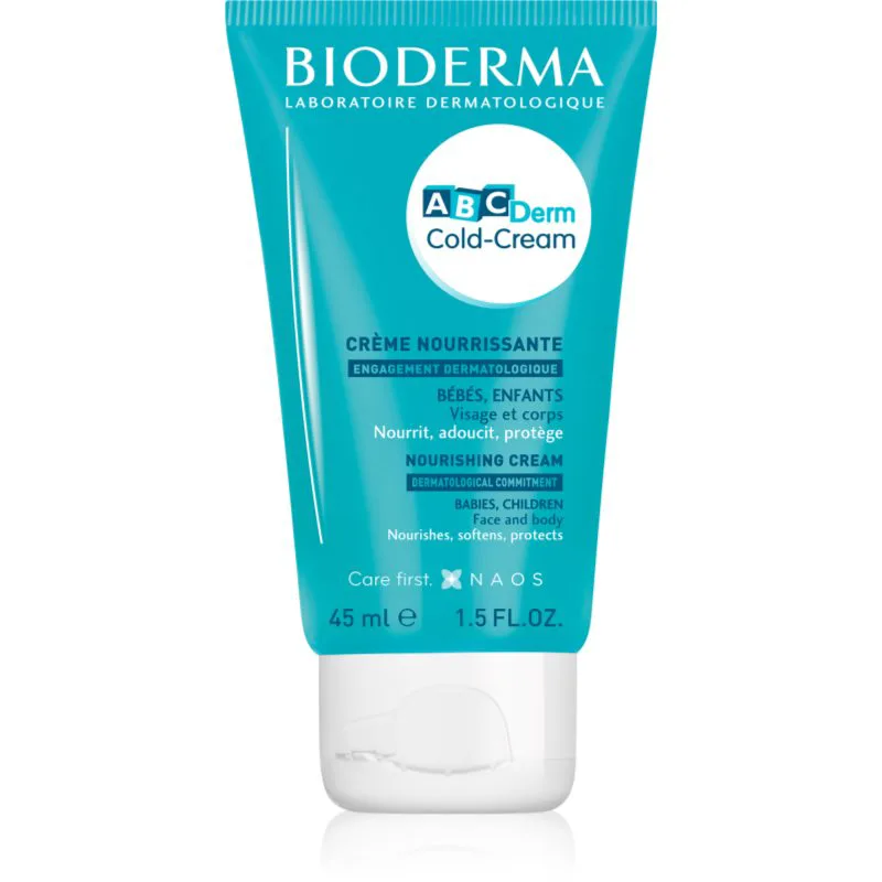 Bioderma ABC Derm Cold-Cream θρεπτική κρέμα για πρόσωπο και σώμα για παιδιά από τη γέννηση 45 ml