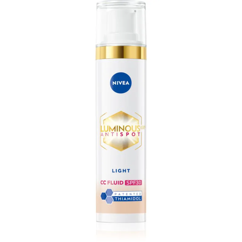 NIVEA Luminous 630 Anti Spot λαμπρυντική CC κρέμα SPF 30 απόχρωση Light 40 ml
