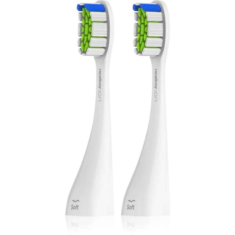 Niceboy ION Sonic PRO UV toothbrush ανταλλακτική κεφαλή μαλακό White 2 τμχ