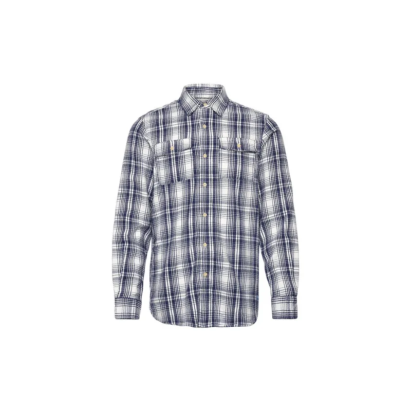 Πουκάμισο με μακριά μανίκια Scotch & Soda FLANNEL CHECK LONGSLEEVE REGULAR FIT SHIRT MEN SCOTCH SODA