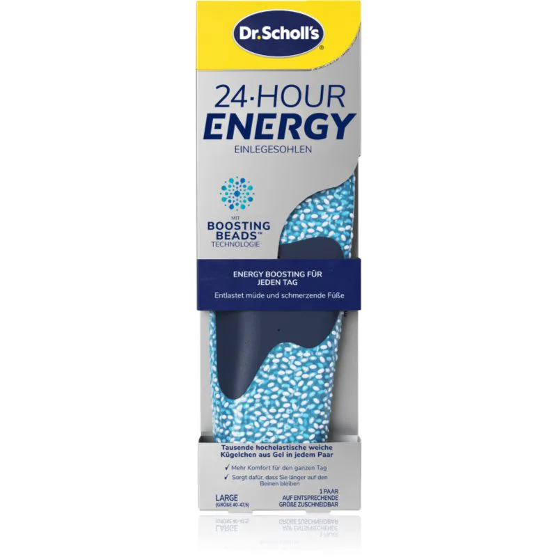 Scholl Dr. Scholl's 24 Hour Energy πάτοι παπουτσιών μέγεθος L 1 ζευγάρι