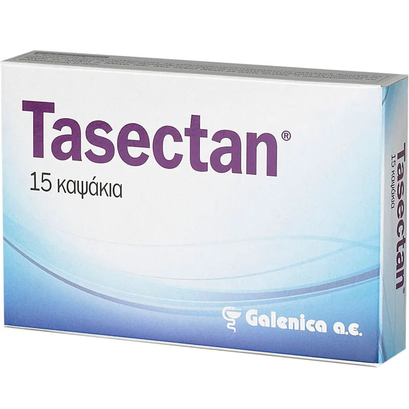 Galenica Tasectan 500mg Συμπλήρωμα Διατροφής για την Αντιμετώπιση της Διάρροιας & Αποκατάσταση της Φυσιολογικής Λειτουργίας του Εντέρου 15caps
