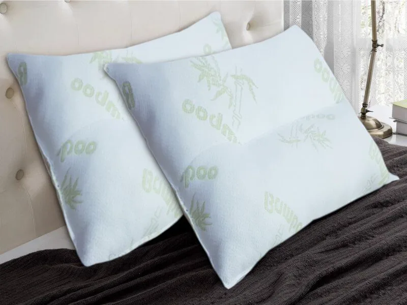 Μαξιλάρι Ύπνου Medium Bamboo Με Γαζί Γαρύφαλλο 50x70