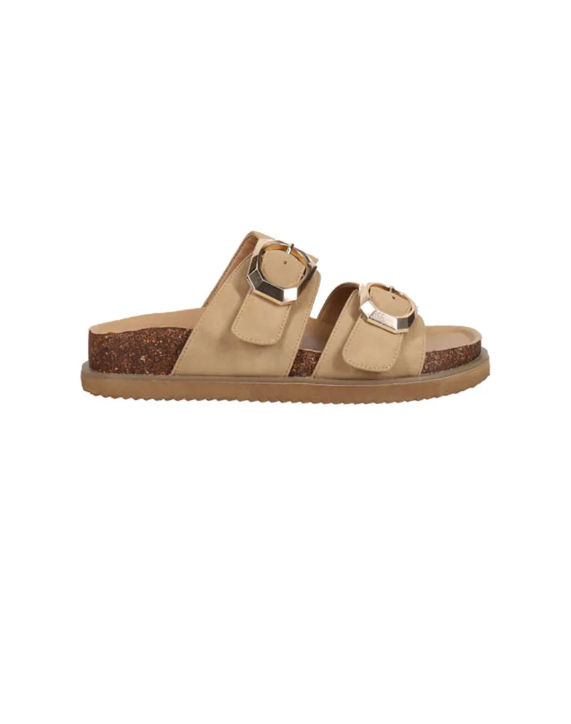 MIGATO ΣΑΝΔ. ΣΟΥΕΤ ΜΕ ΔΙΑΚ. ΜΤΛΚ ΑΓΚΡΑΦΕΣ BEIGE 100045579010-BEIGE Biege