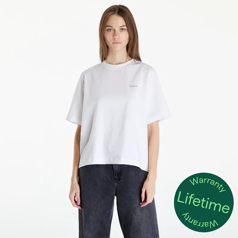 T-shirt Queens Women's Essential T-Shirt With Contrast Print White XS