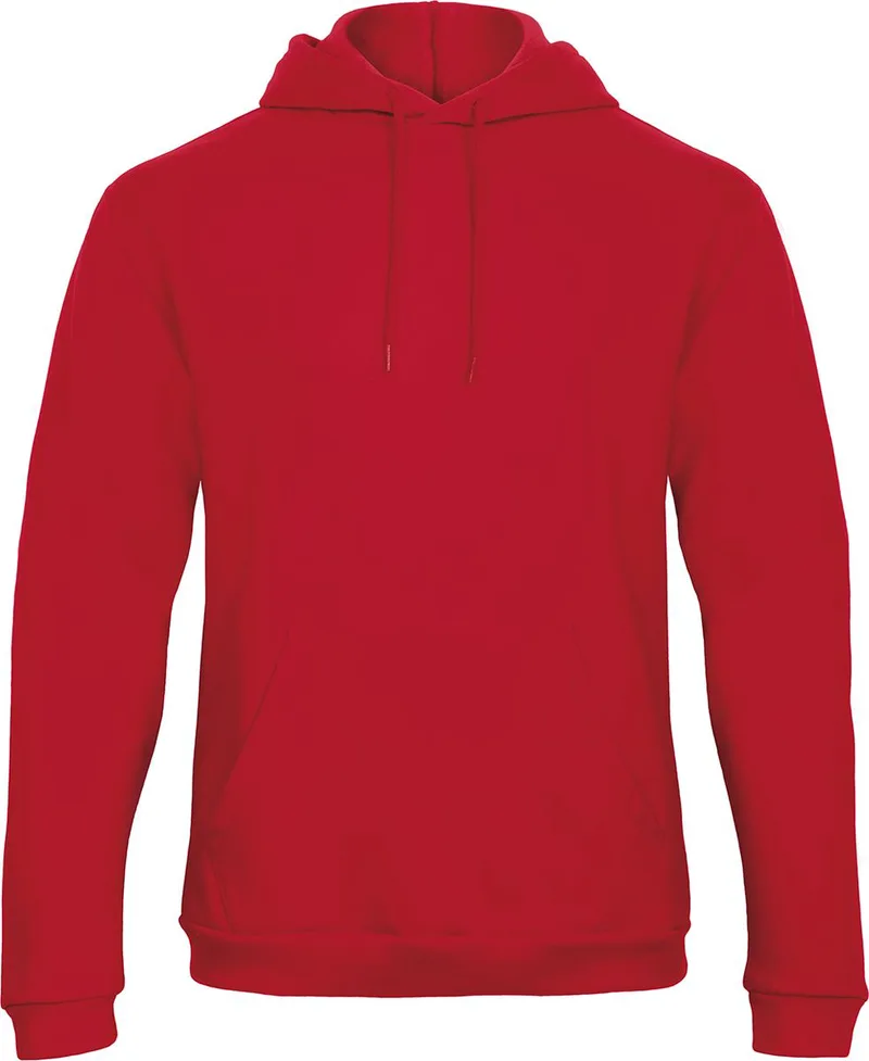 Φούτερ με Κουκούλα Hoodie WUI24 B & C ID.203 Red