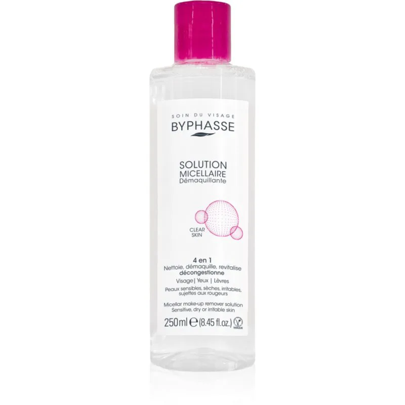 BYPHASSE Solution Micellaire νερό για ντεμακιγιάζ 250 ml