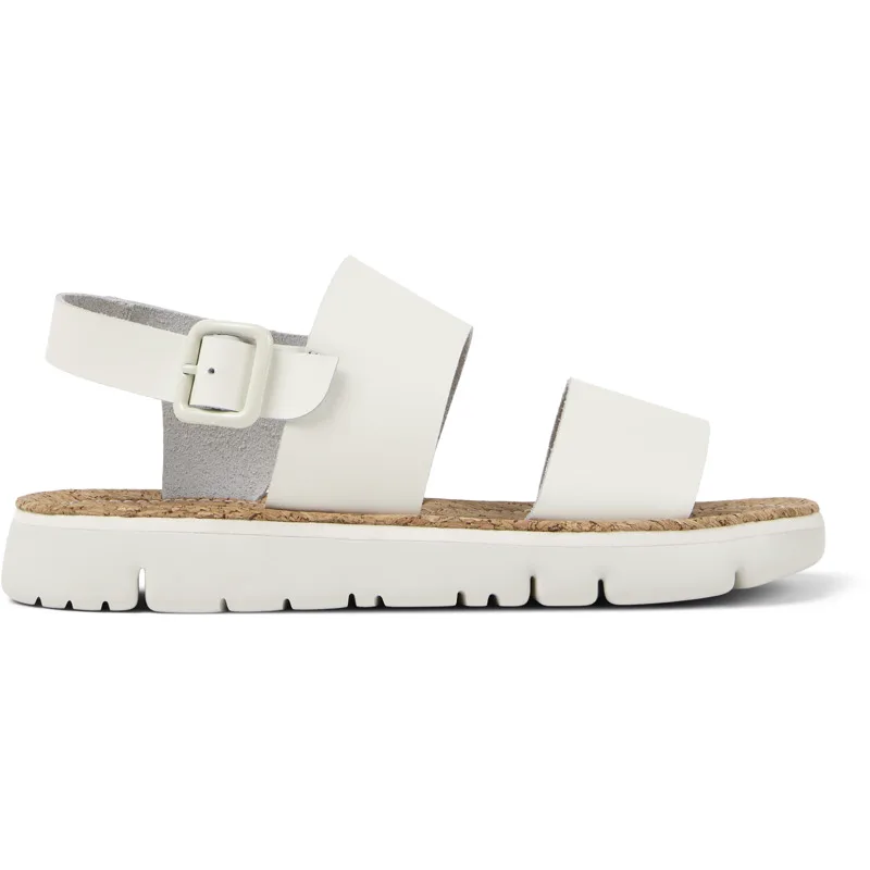 CAMPER Oruga - Πέδιλα Για Γυναικεία - Λευκό, Μέγεθος 36, Smooth leather