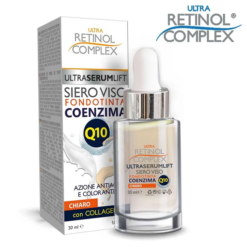 Retinol complex face serum foundation coenzyme q10 light 30 ml
