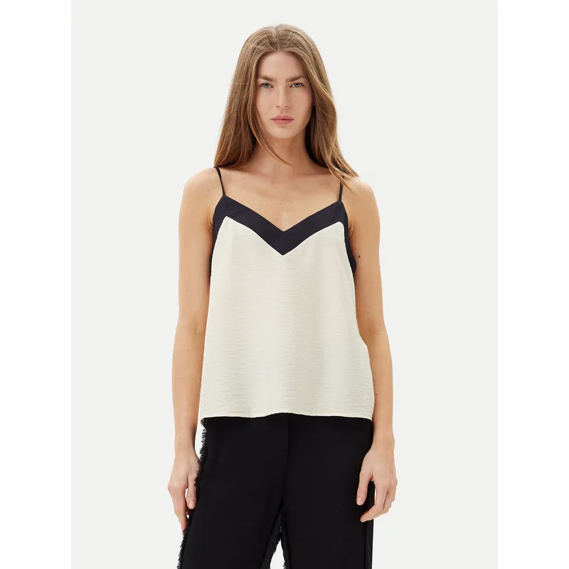Vero Moda Τοπ Denise 10329790 Μπεζ Regular Fit