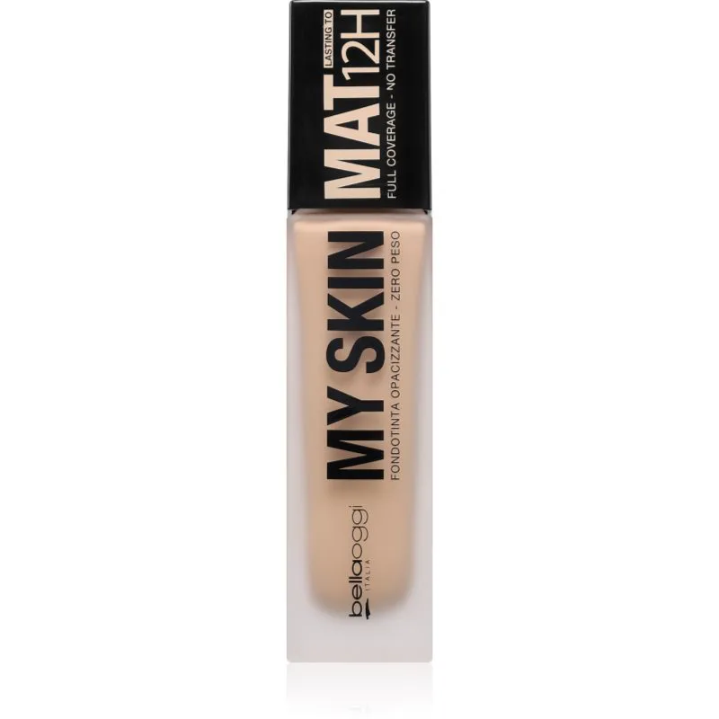 bellaoggi My Skin Mat 12H μακράς διαρκείας ματ μεικ απ απόχρωση Neutral Μπεζ 30 ml