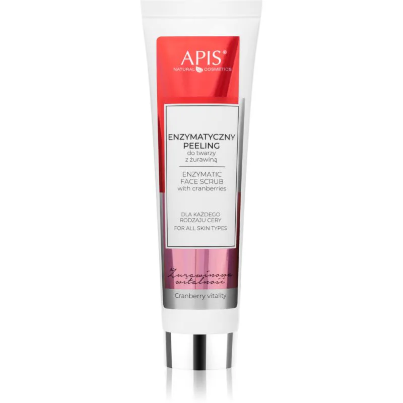 Apis Natural Cosmetics Cranberry Vitality απαλή ενζυματικό απολεπιστικό 100 ml
