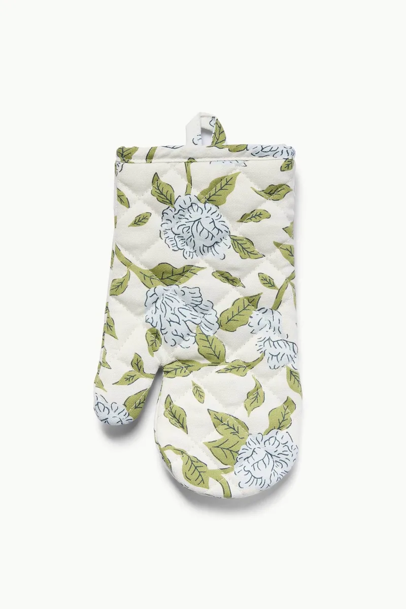Coincasa γάντι φούρνου με floral print 17 x 27 cm - 006813075 Πράσινο
