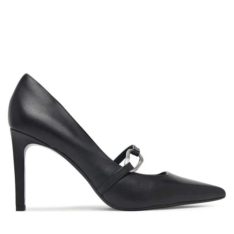 Γόβες Calvin Klein Ess Stiletto 90 Hdw Lth HW0HW03303 Μαύρο