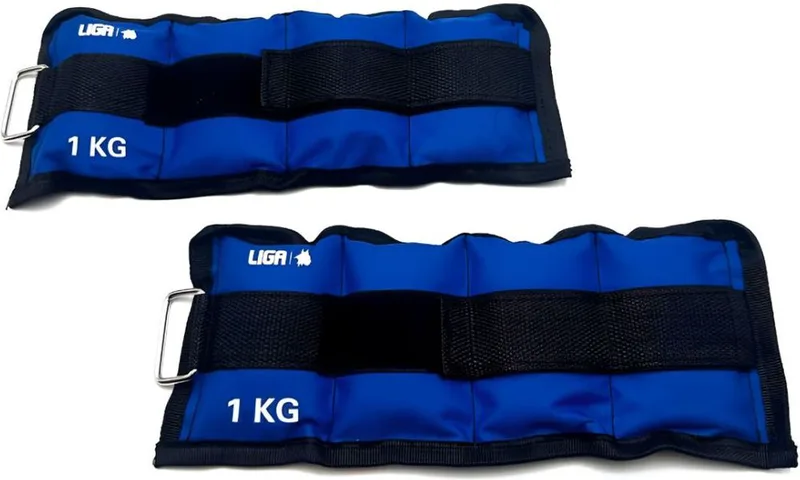 ΣΕΤ ΒΑΡΩΝ ΑΚΡΩΝ LIGA SPORT ANKLE WEIGHTS ΜΠΛΕ (2 X 1 KG)