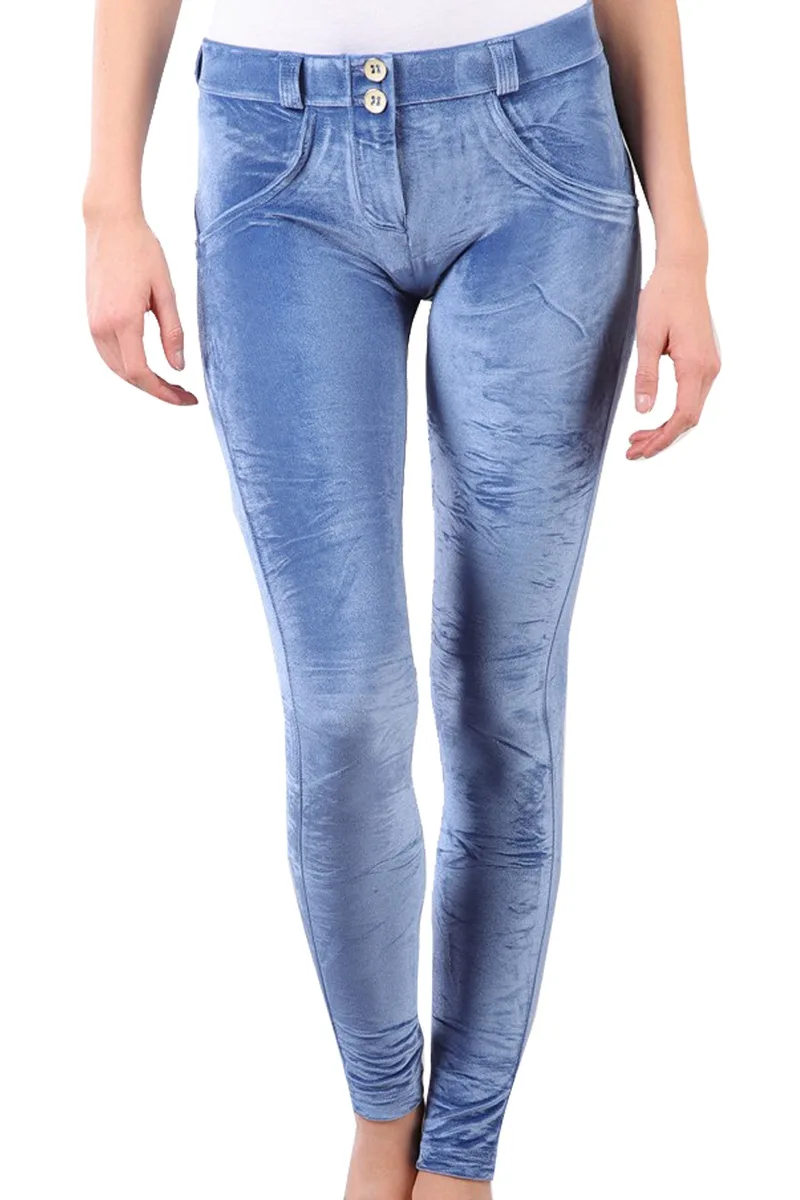 Παντελόνι Υφασμάτινο Freddy Wr.Up® Super Skinny Regular Rise Βελουτέ WRUP2RS909-B102 Γυναικείο