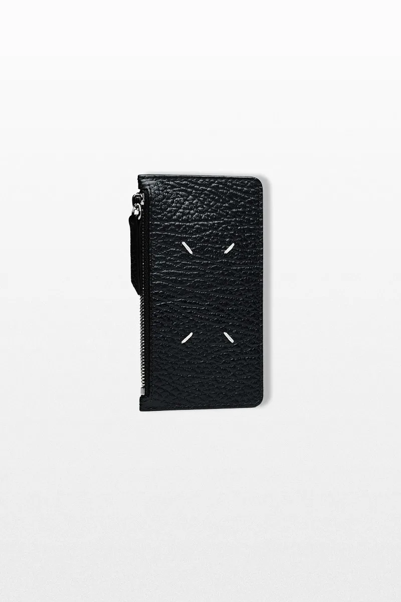 Ανδρικό Μαύρο Zip EW Card Holder