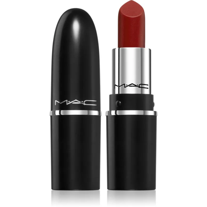 MAC Cosmetics MACximal Sleek Satin Lipstick Mini σατέν κραγιόν για τέλεια εμφάνιση απόχρωση DUBONNET 1.5 γρ