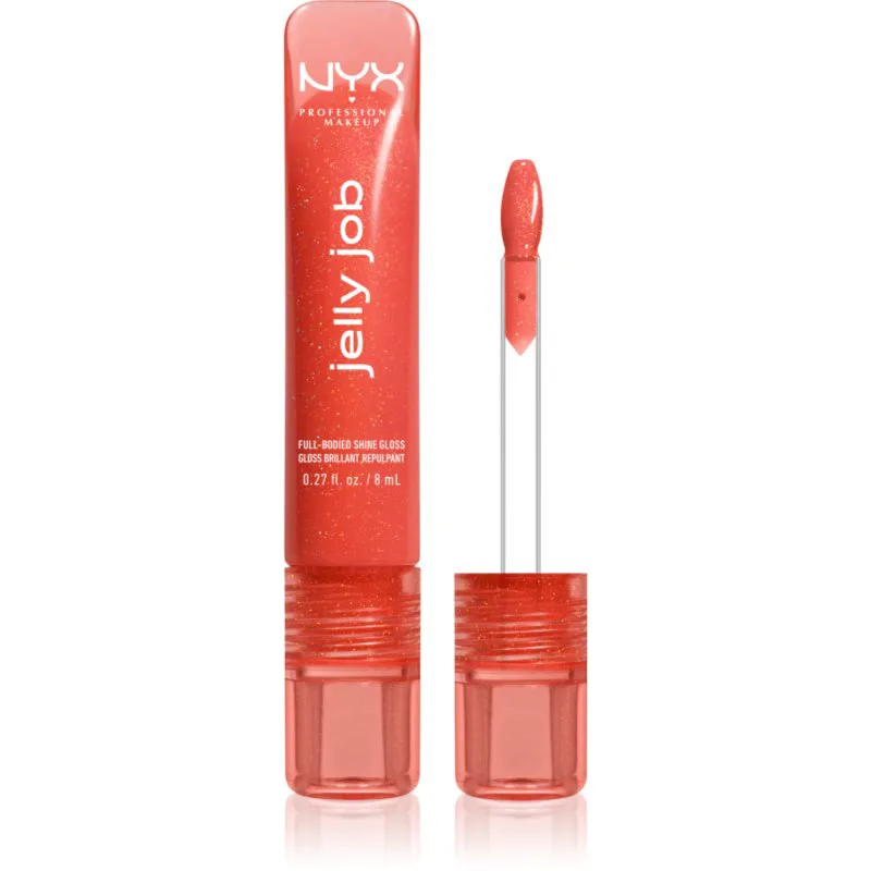 NYX Professional Makeup Jelly Job λαμπερό λιπ γκλος για αύξηση του αποτελέσματος απόχρωση Jelly Squeeze 7.5 ml