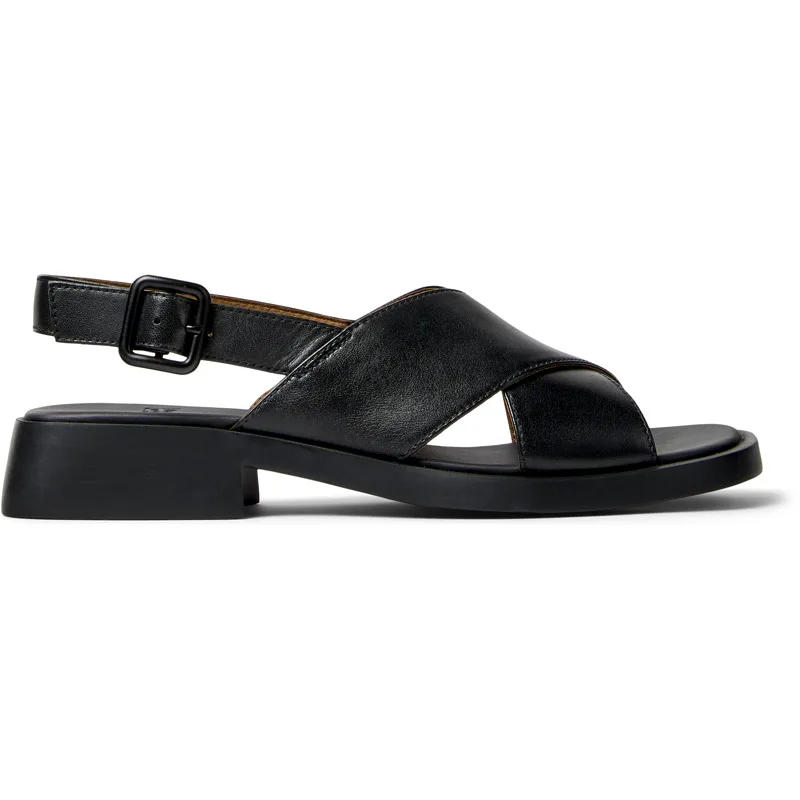CAMPER Dana - Πέδιλα Για Γυναικεία - Μαύρο, Μέγεθος 39, Smooth leather