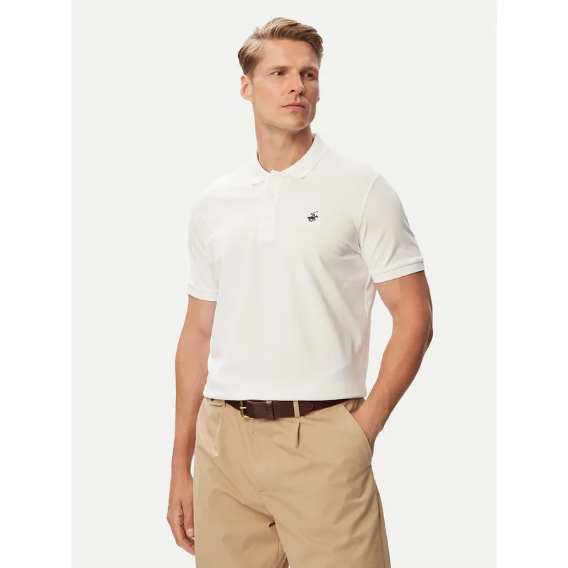 Beverly Hills Polo Club Polo P-SS26M-P42560 Λευκό Regular Fit