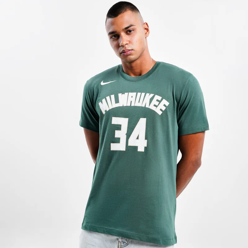 Nike NBA Milwaukee Bucks Antetokounmpo Ανδρικό T-shirt (9000111210_40564)
